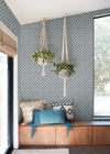 Stacked Scallops Grey Wallpaper, by York Wall, 33' length x 1'8.5" width x 0.02" depth thumbnail 2