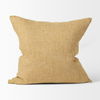 Jacklyn Mustard Linen Square Decorative Pillow Cover, by Mercana, 22" length x 22" width x 0.2" height thumbnail 4