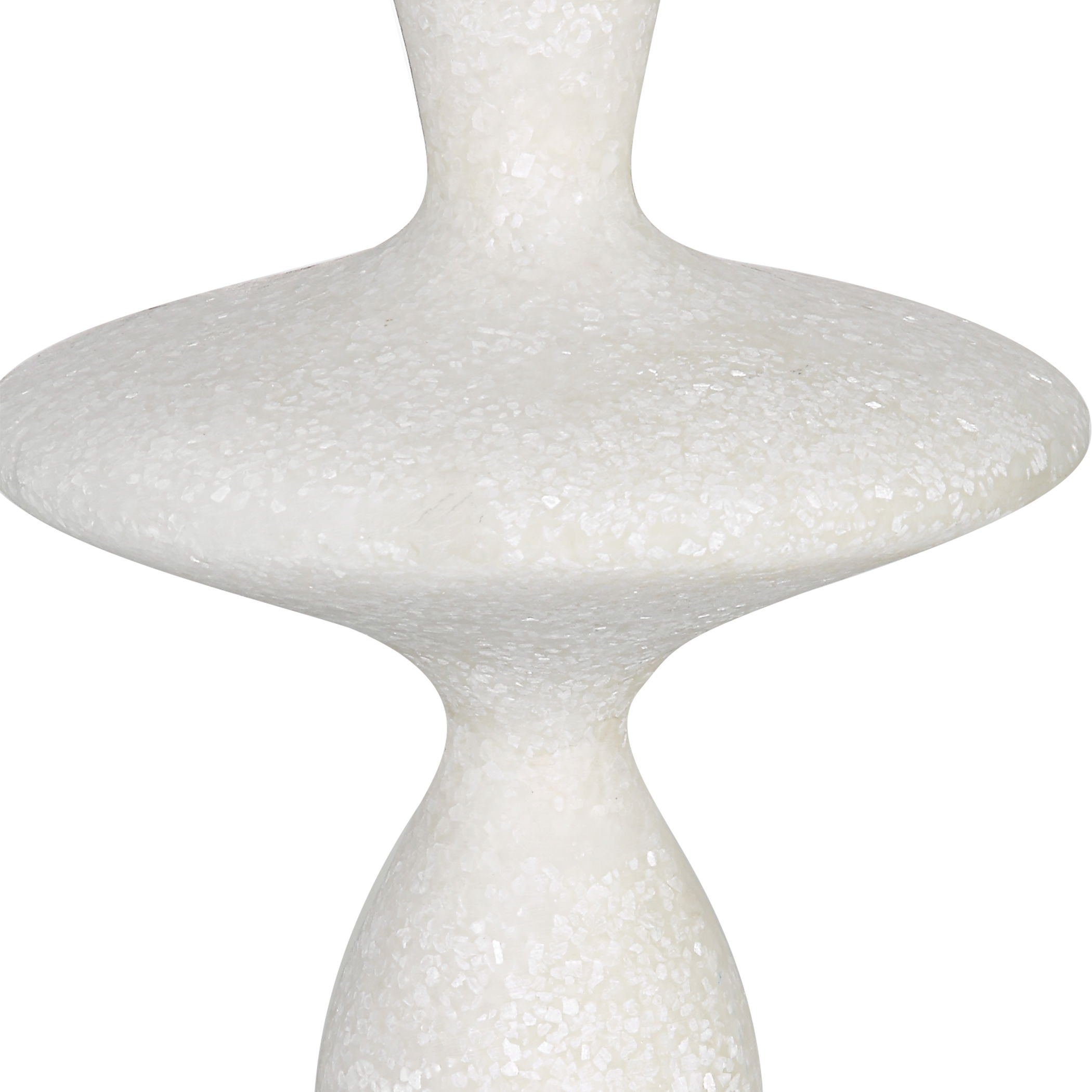 Inverse White Marble Table Lamp large image 