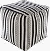 Maya Pouf, Ottoman by Surya, 18" width x 18" height thumbnail
