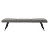 Bowtie Charcoal Fabric Bench, Benche by Uttermost, 72.5" width x 18" height x 20" depth thumbnail 7