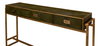 Shagreen Console Table  Leaf, by Sarreid, 1'2" length x 5'4" width x 2'10" height thumbnail 10