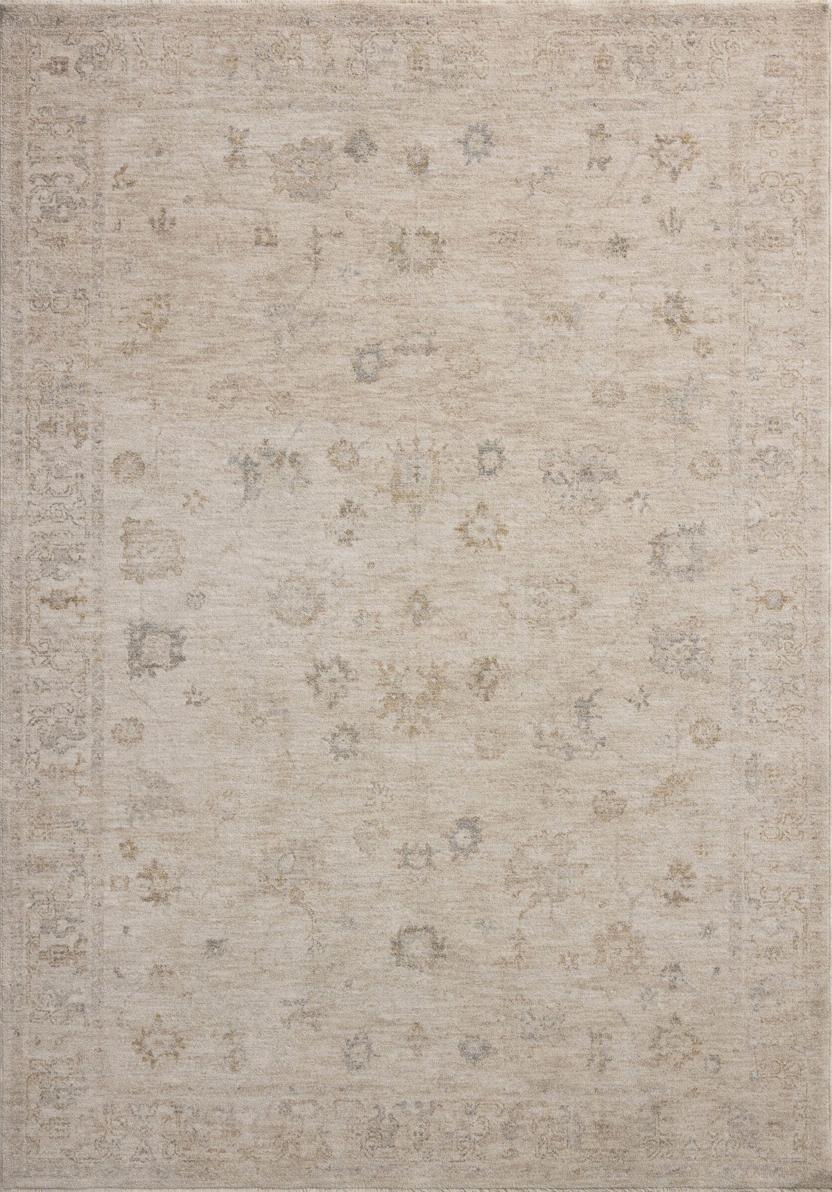 Chris Loves Julia x Loloi Louisa Rug, 5'3" length x 5'3" width View 1