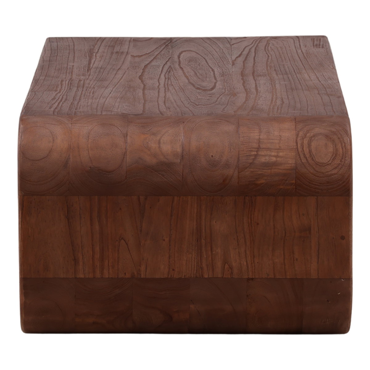 Gaetan Coffee Table Brown, by Dovetail, 55.15" width x 16.14" height x 23.58" depth View 3