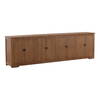 Nico Sideboard Brown, Sideboards & Buffet by Dovetail, 109.5" width x 31.5" height x 17.5" depth thumbnail 1