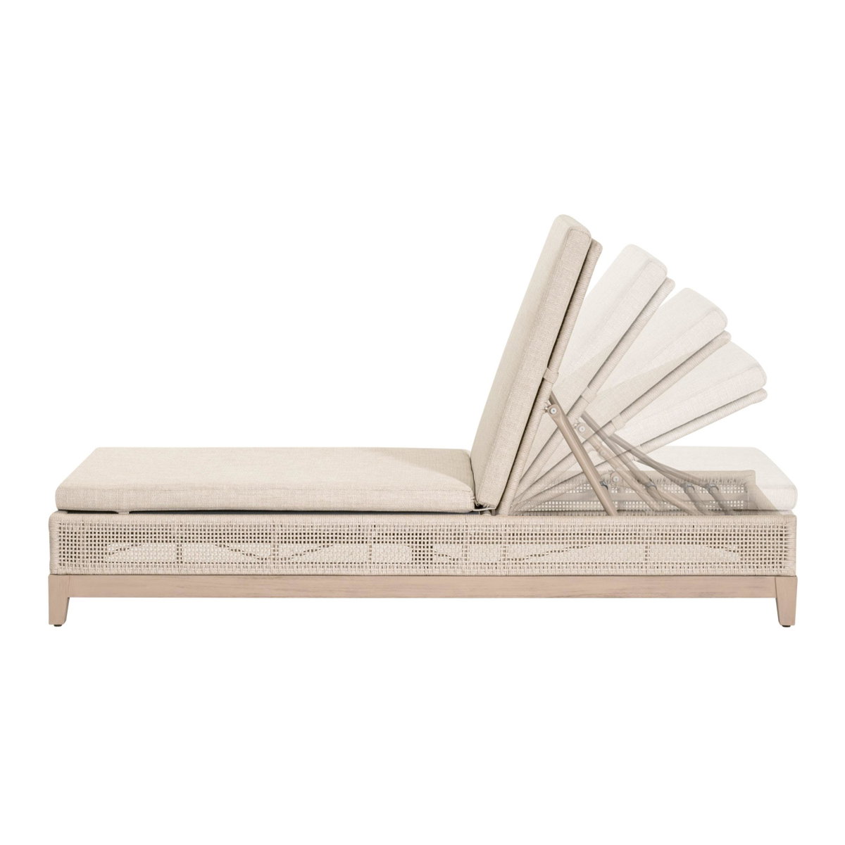 Tropez Outdoor Chaise Lounge, Seating by Essentials for Living, 28" width x 44" height x 80" depth View 5