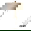 Cardoni White Glass Table Lamp thumbnail 0