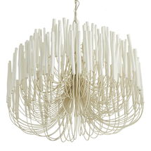 Online Designer Bedroom Tilda Unique / Statement Tiered Chandelier with Wood Accents