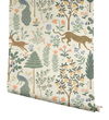 Menagerie Cream Peel & Stick Wallpaper thumbnail 2