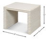 Stacked Stool, Antique White, Seating by Sarreid, 20" length x 16" width x 14" height thumbnail 13