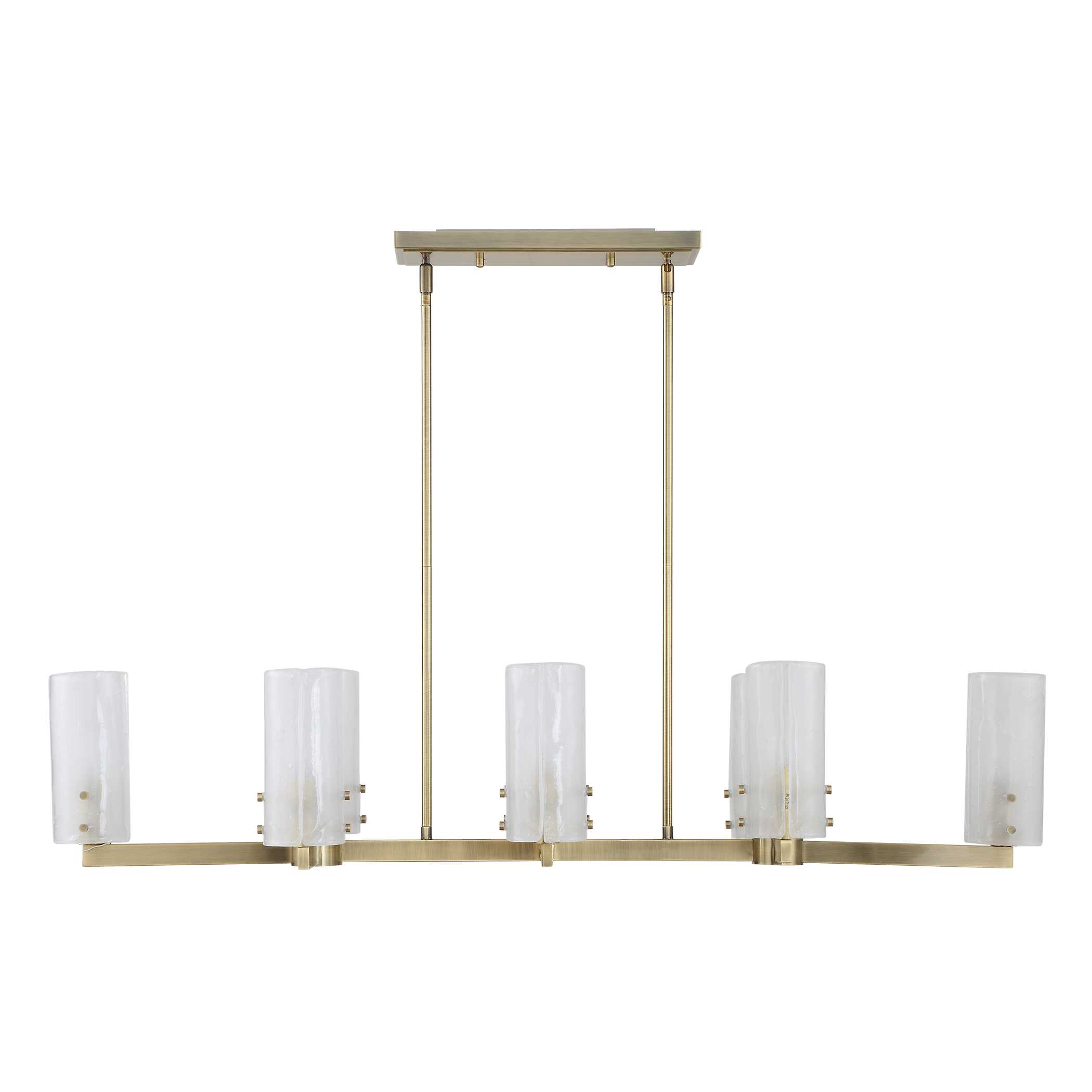 Mistie 8 Light Linear Chandelier large image 