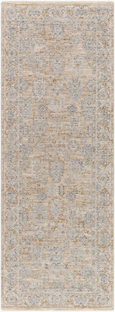 Avant Garde Machine Woven Rug, by Surya, 7'2.61" length x 2'7.5" width