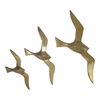 Marley Birds Wall Art Gold Set Of 3 thumbnail 0