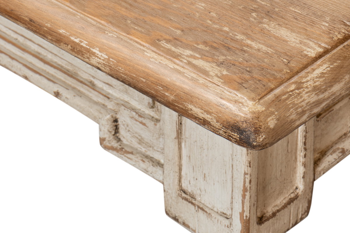 Elise Dining Table, by Sarreid, 3'1" length x 6'7" width x 2'6" height View 7