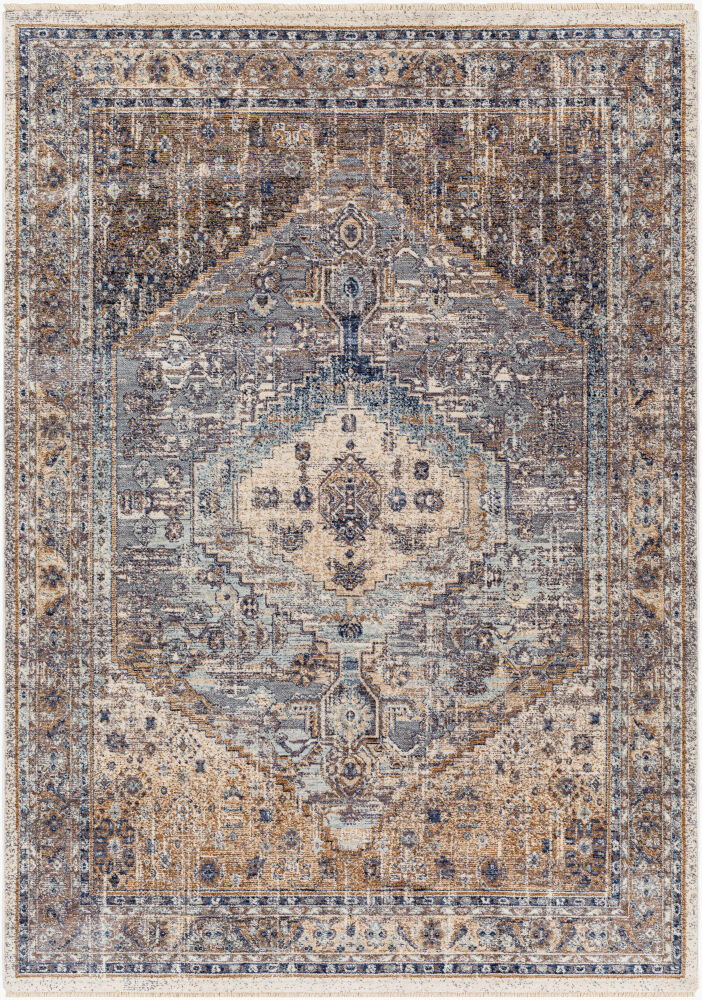 Misterio Machine Woven Rug, by Surya, 1'3.75" length x 1'3.75" width