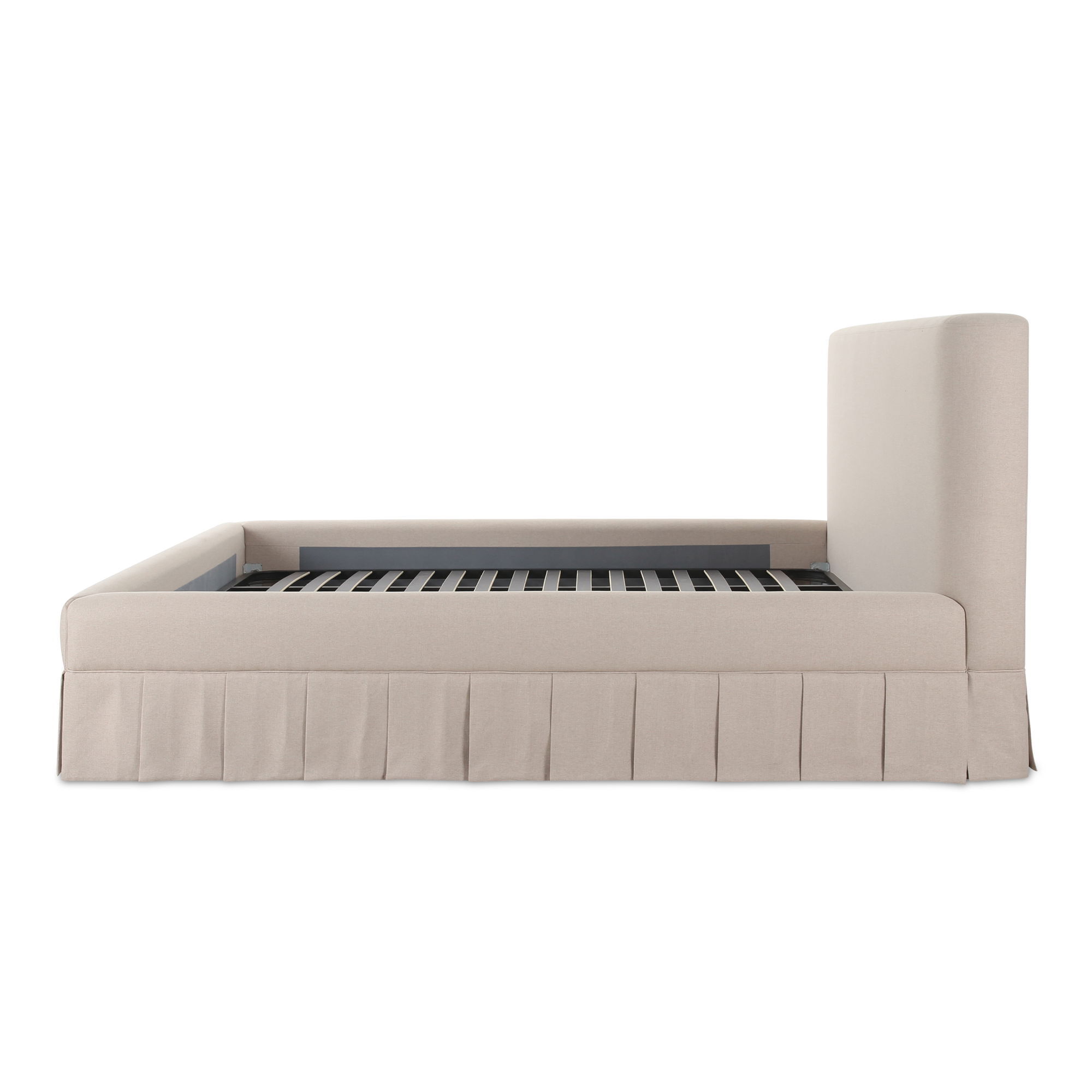 Maren Queen Bed Beige, by Moe's Home, 70" width x 45.3" height x 92" depth View 5