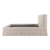Maren Queen Bed Beige, by Moe's Home, 70" width x 45.3" height x 92" depth thumbnail 5