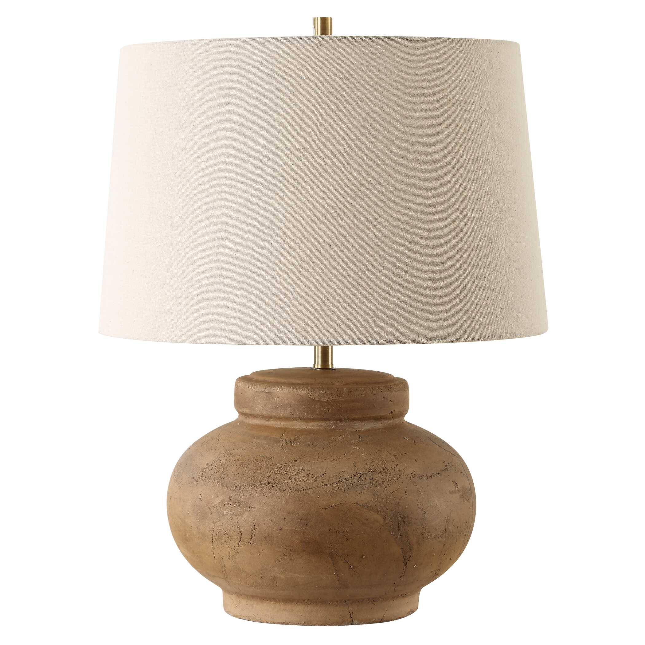 Urbino Aged Terracotta Table Lamp, by Uttermost, 17.5" width x 22.25" height x 17.5" depth View 5
