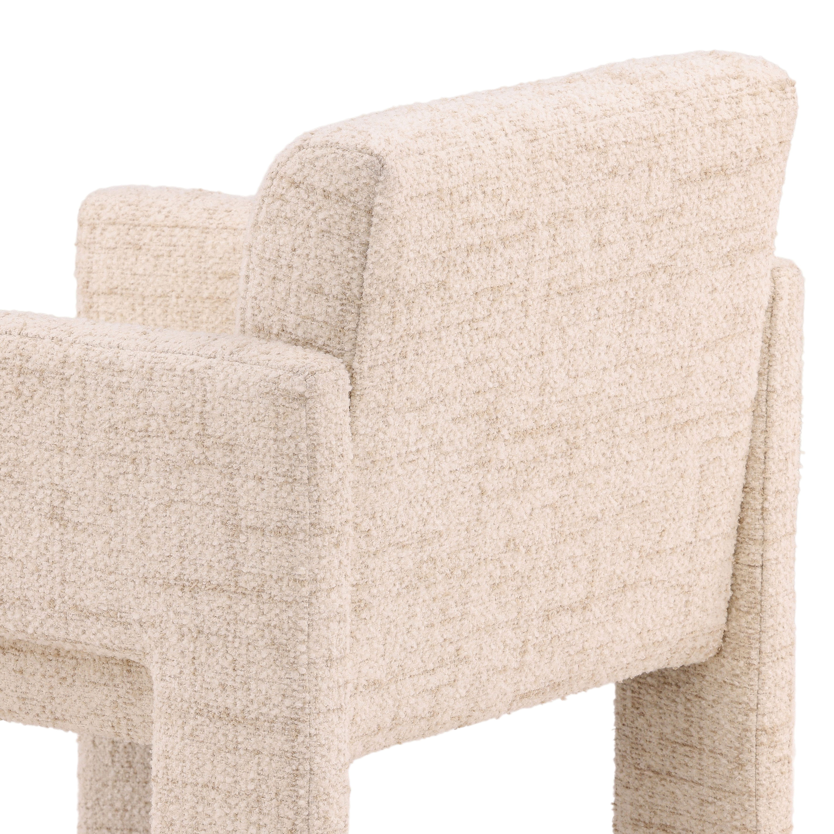 Barnett Dining Chair Cream large image 