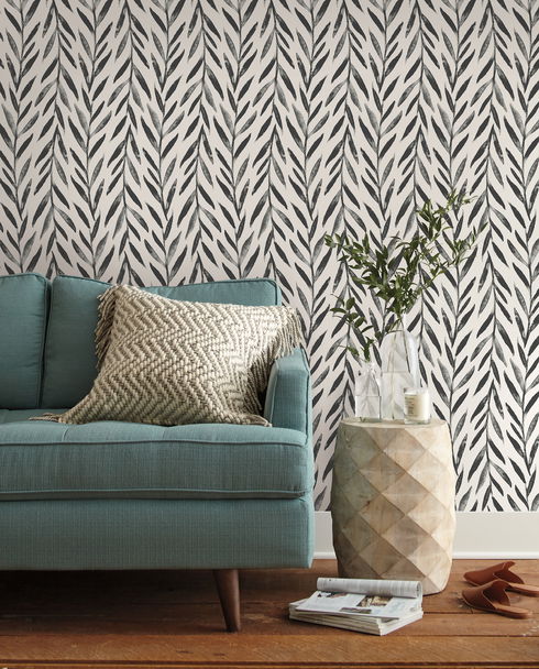 Magnolia Home Willow Black Peel & Stick Wallpaper