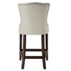 Dariela White Counter Stool, Counter & Bar Stool by Uttermost, 19.5" width x 40.75" height x 23" depth thumbnail 7