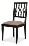 Diamond Side Chair  Nero  Mushroom thumbnail 0