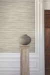 Brushed Linen Taupe Wallpaper thumbnail 2