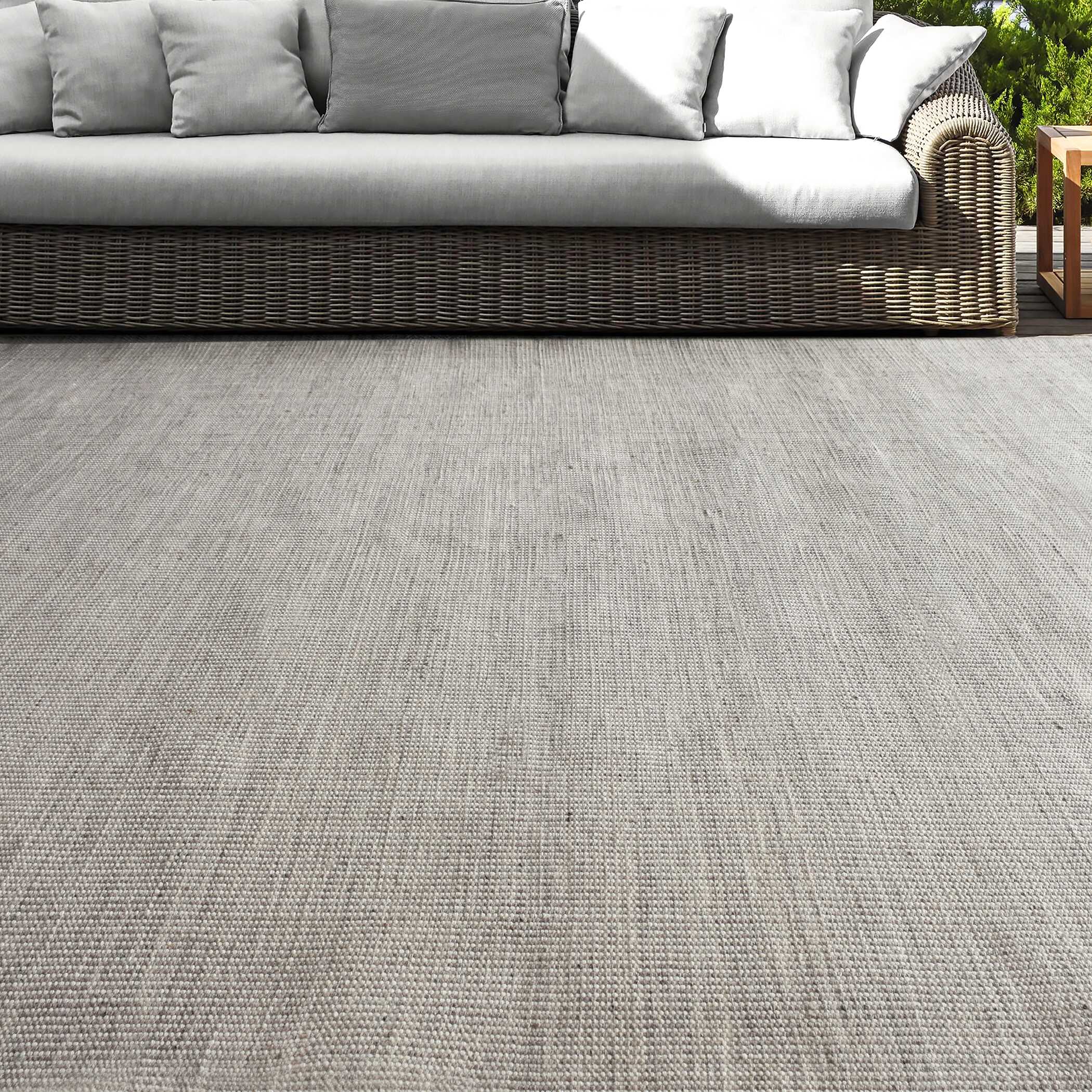 Scranto Gray Indoor-Outdoor 8 X 10 Rug, by Uttermost, 8' width x 10' height x 0.37" depth View 2