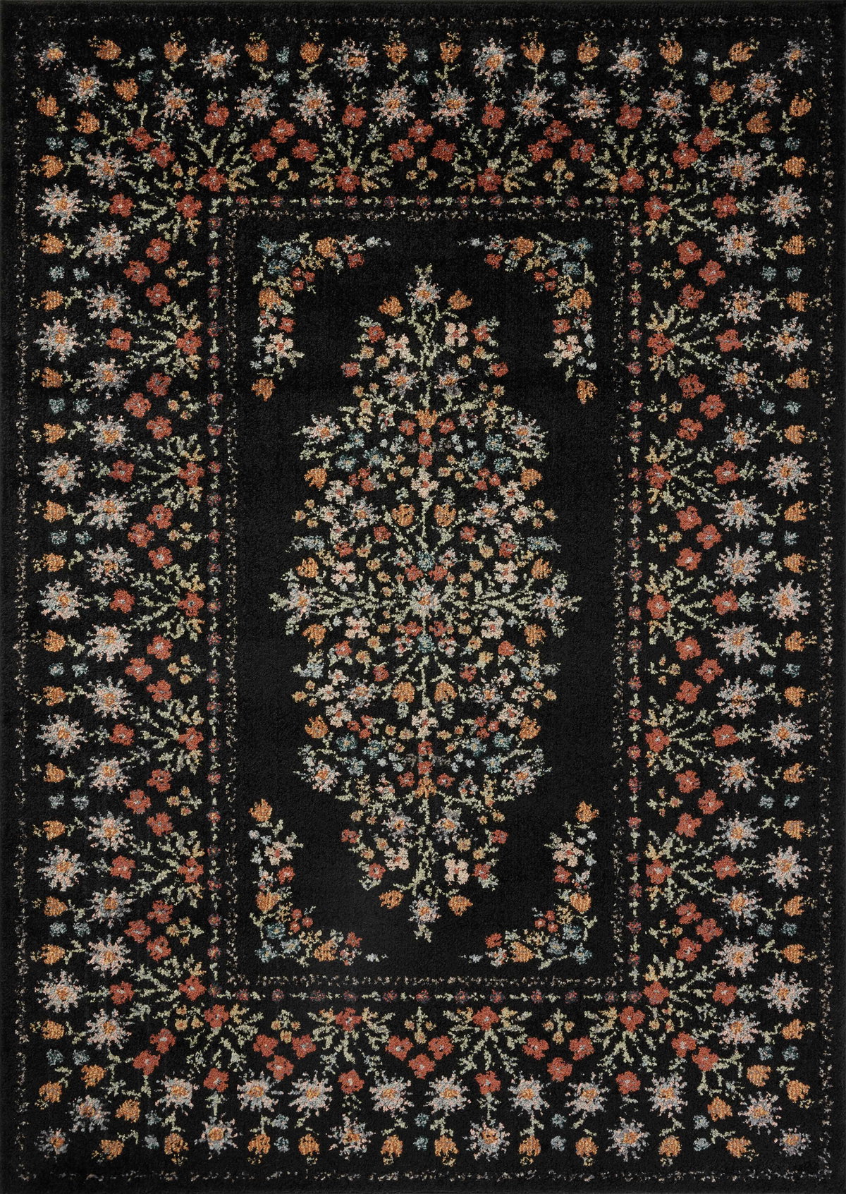 Rifle Paper Co. x Loloi Laurel Rug, 9'2" length x 12'2" width View 1