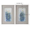 Indigo Florals Framed Art Set/2, by Uttermost, 27.5" width x 41.5" height x 1.37" depth thumbnail 3
