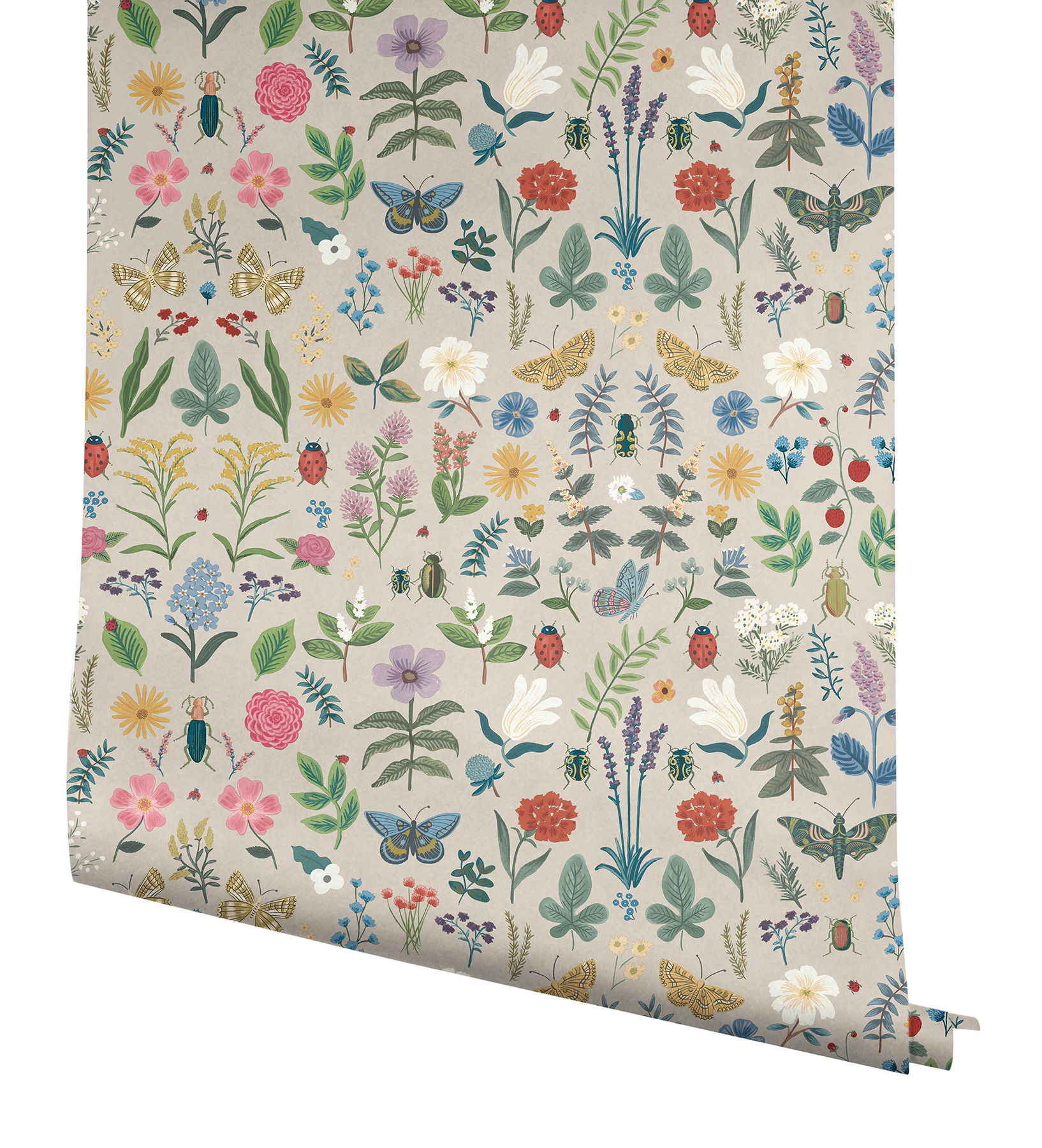 Curio Linen Peel & Stick Wallpaper large image 