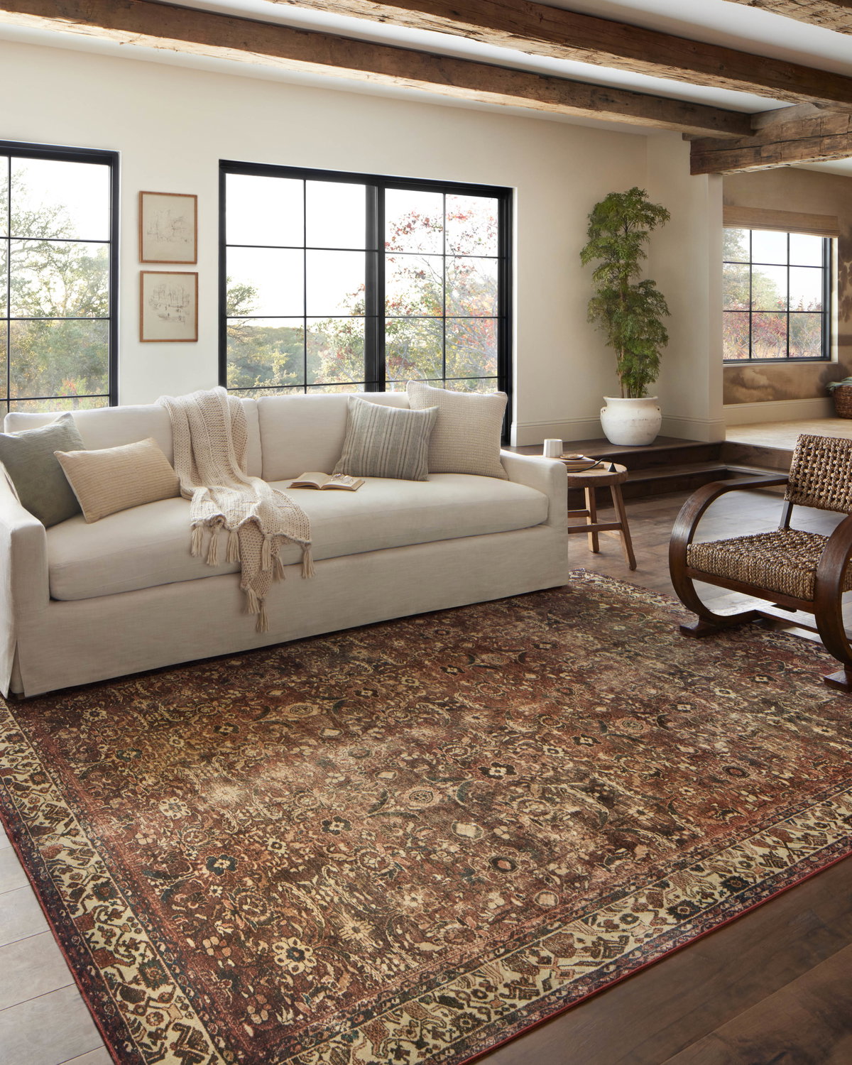 Magnolia Home by Joanna Gaines x Loloi Banks Rug, 2'6" length x 7'6" width View 3