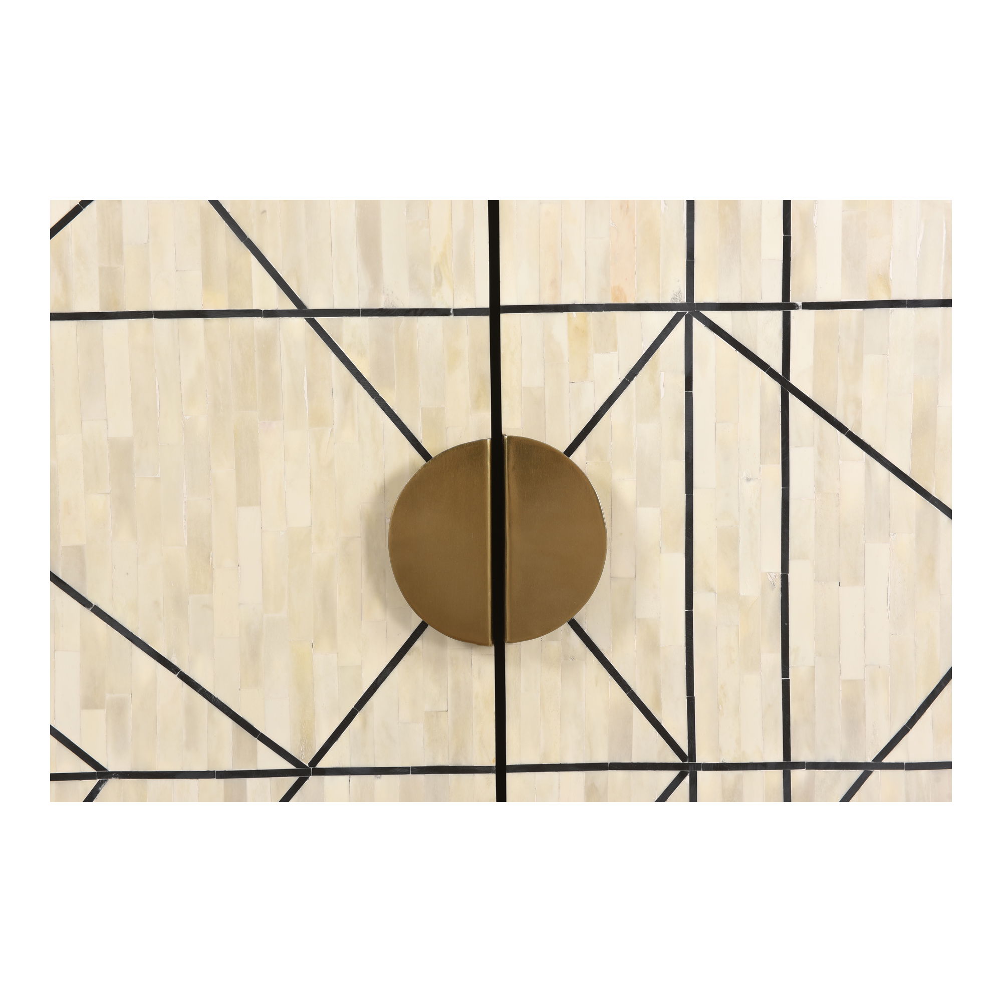 Shaws Cabinet Cream And Black, Cabinets & Sideboard by Moe's Home, 40" width x 55" height x 16" depth View 5