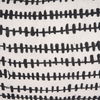 Jenna Cream with Black Print Linen Lumbar Decorative Pillow Cover, by Mercana, 14" length x 26" width x 0.2" height thumbnail 10