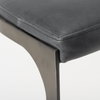 Tyson Backless 28in Seat Bar Stool | Black Leather with Black Metal, Counter & Bar Stool by Mercana, 17.25" length x 17.5" width x 28" height thumbnail 8
