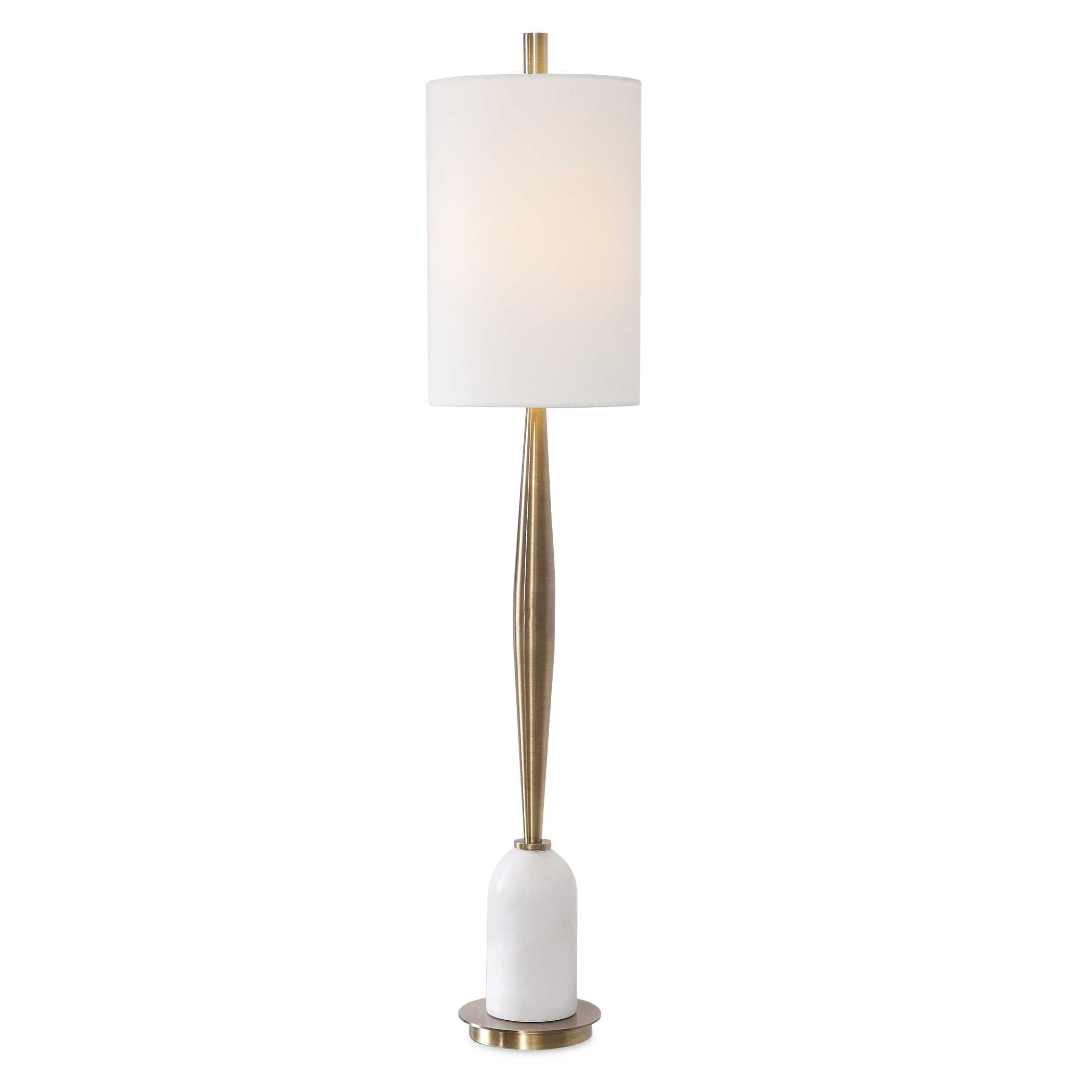 Minette Mid-Century Buffet Lamp, by Uttermost, 8.5" width x 40" height x 8.5" depth View 1