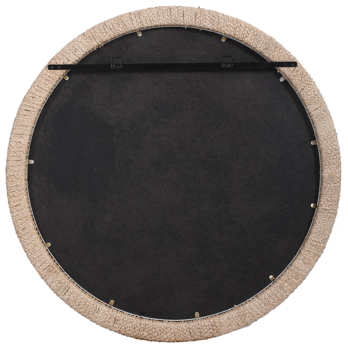 Carbet Round Rope Mirror, by Uttermost, 3'3.75" width x 3'3.75" height x 2" depth View 9