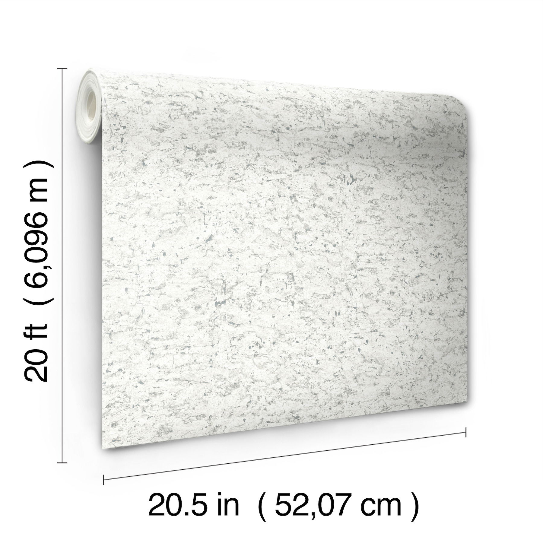 Shimmering Cork White Peel & Stick Wallpaper large image 