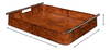Safari Leather Tray, by Sarreid, 1'3" length x 1'7" width x 2" height thumbnail 14