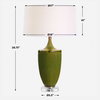 Adela Moss Green Table Lamp, by Uttermost, 18" width x 28.75" height x 18" depth thumbnail 3