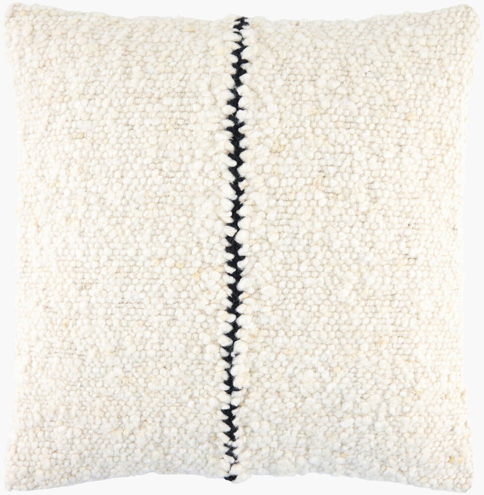 LaRocco Accent Pillow Down, Decorative Pillow by Surya, 20" length x 20" width