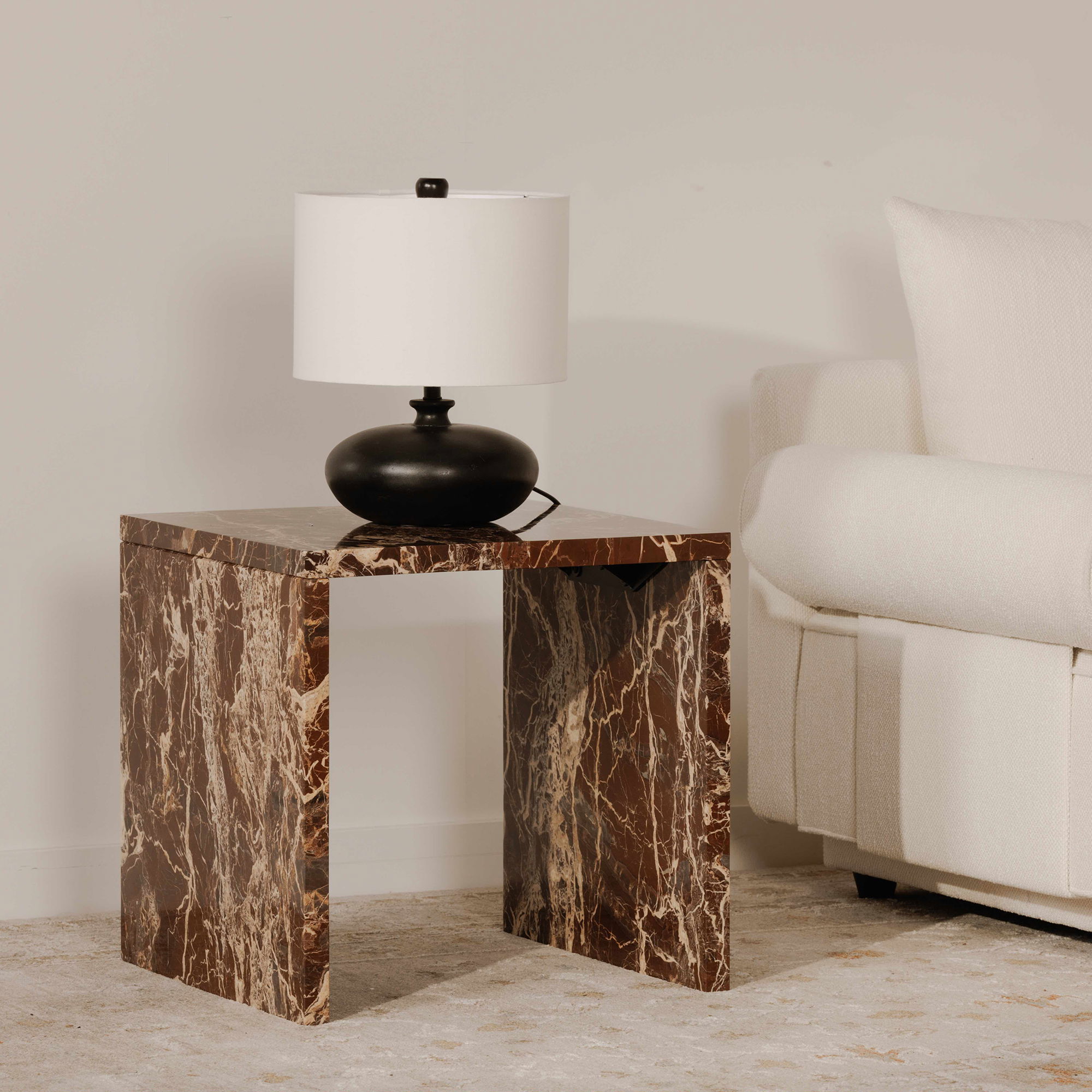Evie Table Lamp Black large image 