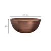 Conga Coffee Table Copper, by Moe's Home, 31.25" width x 12.5" height x 31.25" depth thumbnail 5