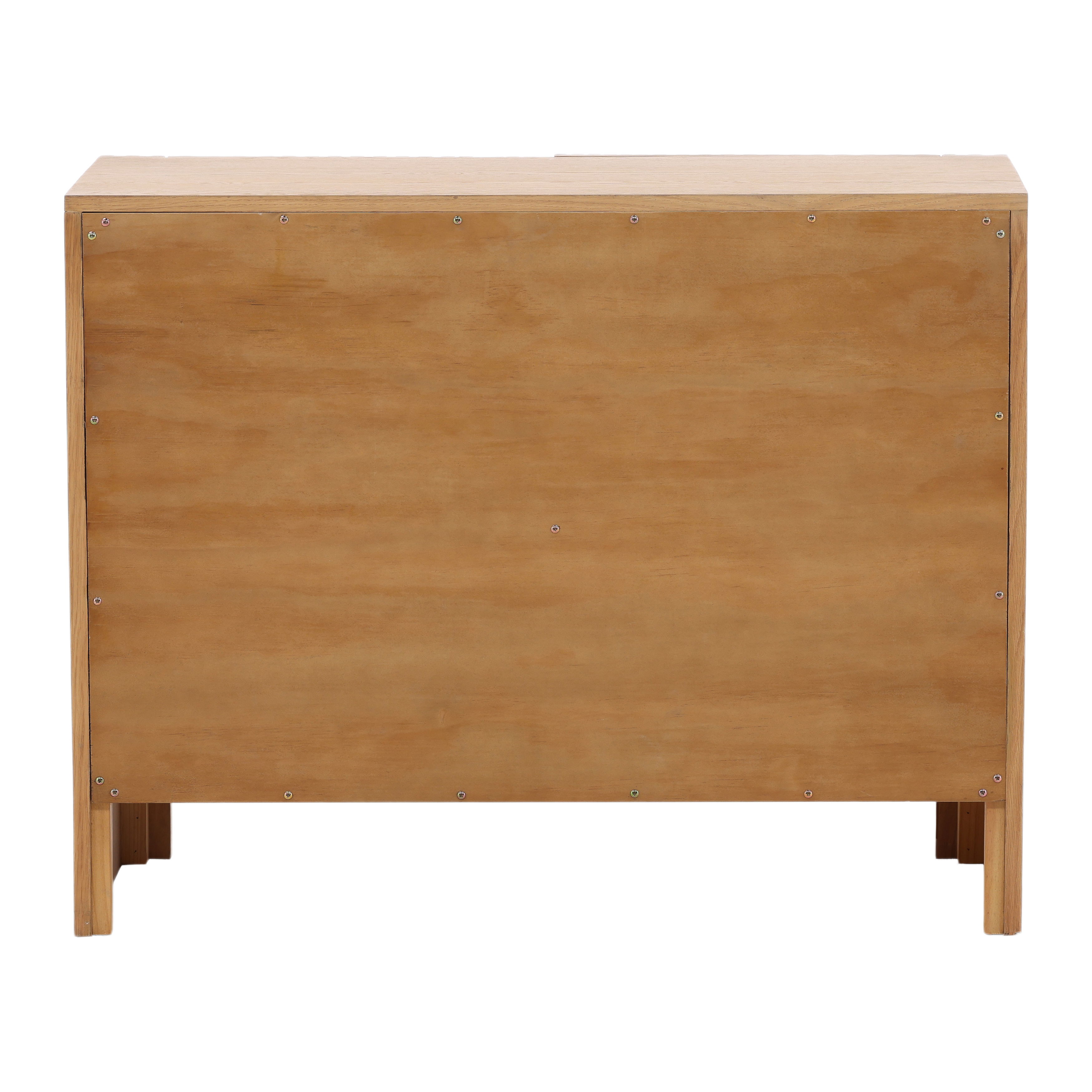 Fallon Sideboard Natural, Sideboards & Buffet by Dovetail, 40.75" width x 32.25" height x 19" depth View 4