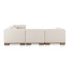 June Classic L-shaped Modular Sectional Oatmeal, Sectional Sofa by Moe's Home, 115" width x 30" height x 115" depth thumbnail 6