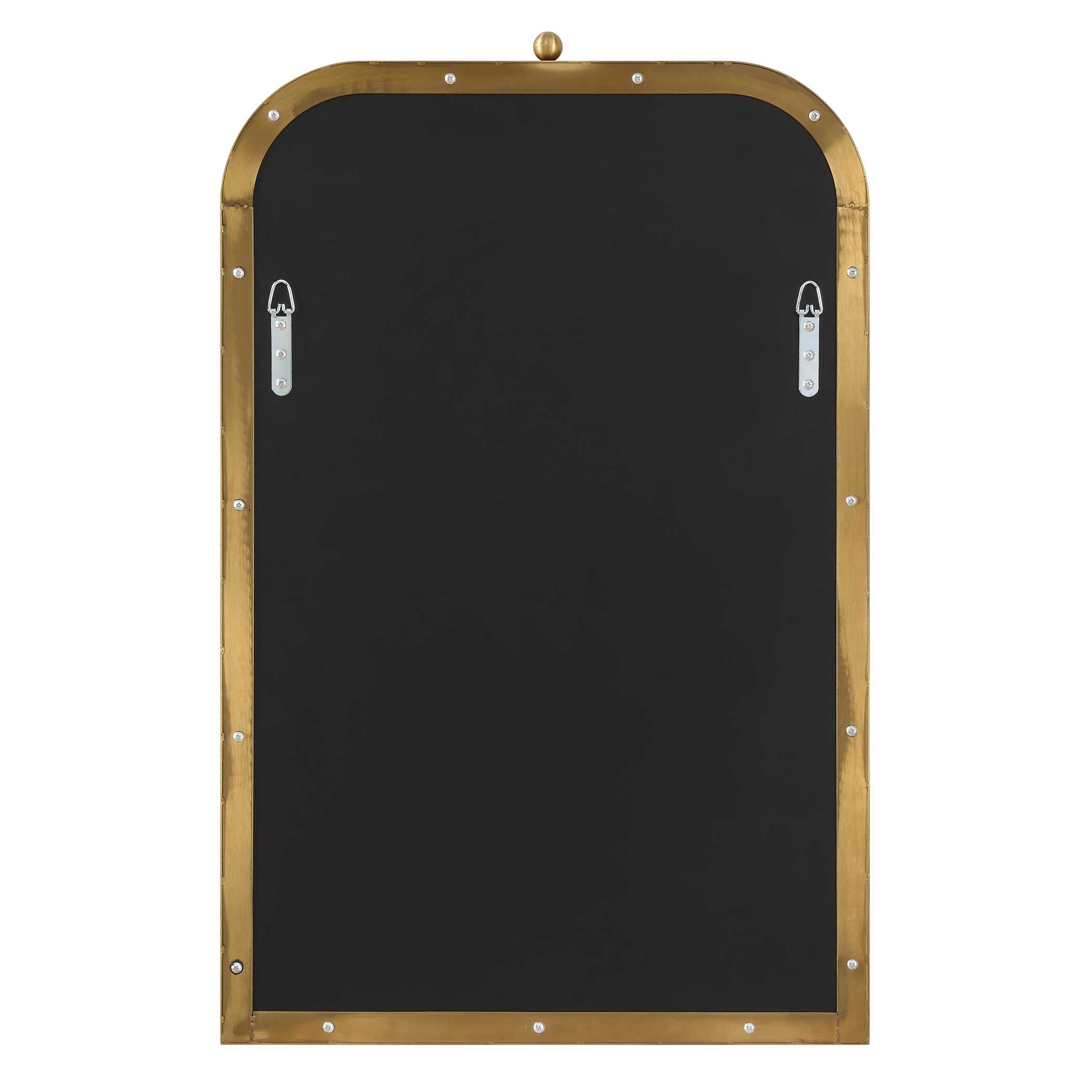 Cassidy Brass Arch Mirror large image 