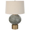 Lunia Gray Glass Table Lamp thumbnail 4