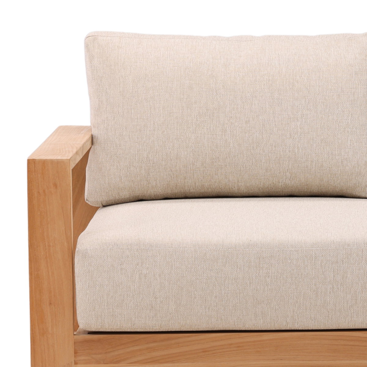 Darlene Outdoor Sofa Sand, Sofas & Sectional by Dovetail, 94.4" width x 32" height x 34.37" depth View 6