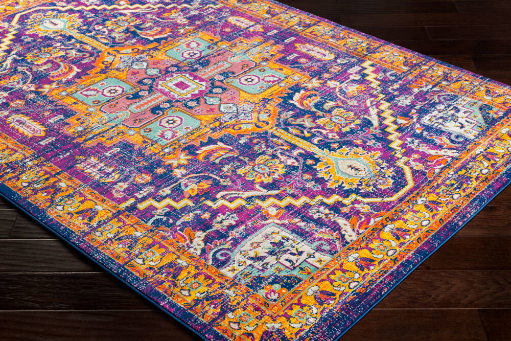 Jax Machine Woven Rug, by Surya, 1'5.72" length x 1'5.72" width