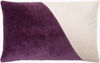 Cotton Velvet Lumbar Pillow, Decorative Pillow by Surya, 13" length x 20" width thumbnail